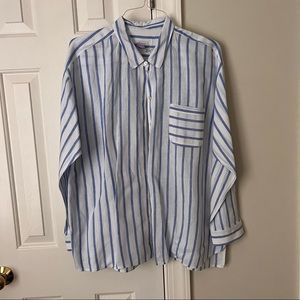 J. Jill linen blouse top XL
